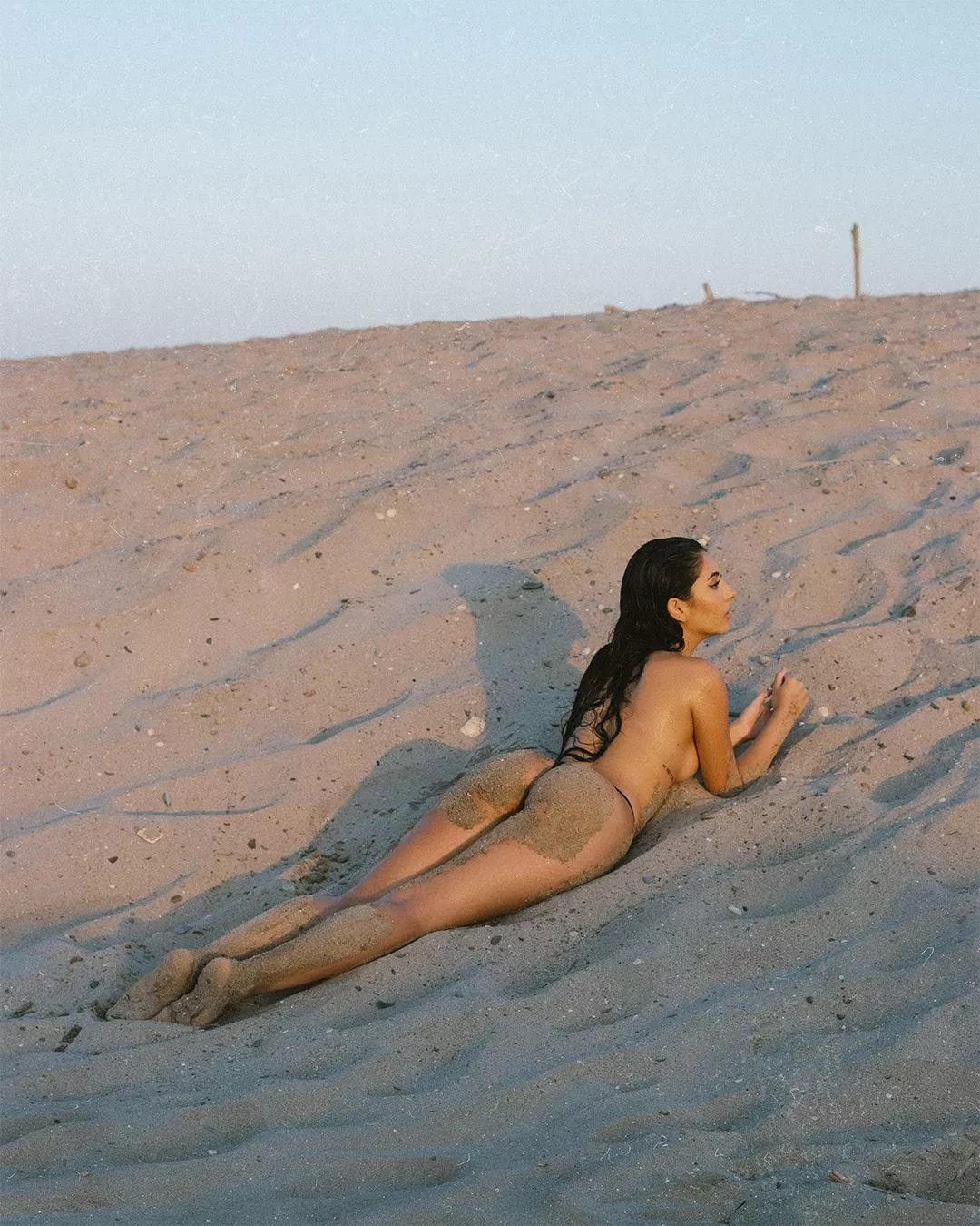 I had a sandy beach day. posted by clubarnold