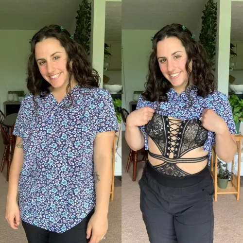 i have a surprise under my scrubs by _daisie