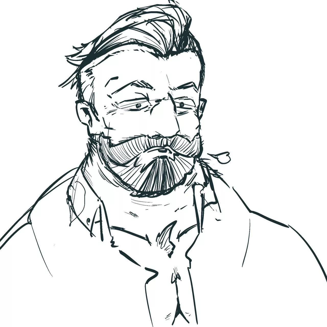 I have been drawing more lately, trying new stuff posted by omniboy_dev