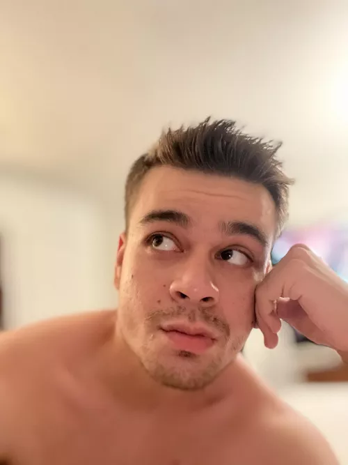 I haven’t been feeling to cute but I’ll post a pic anyway ❤️ by virg_tha_kat