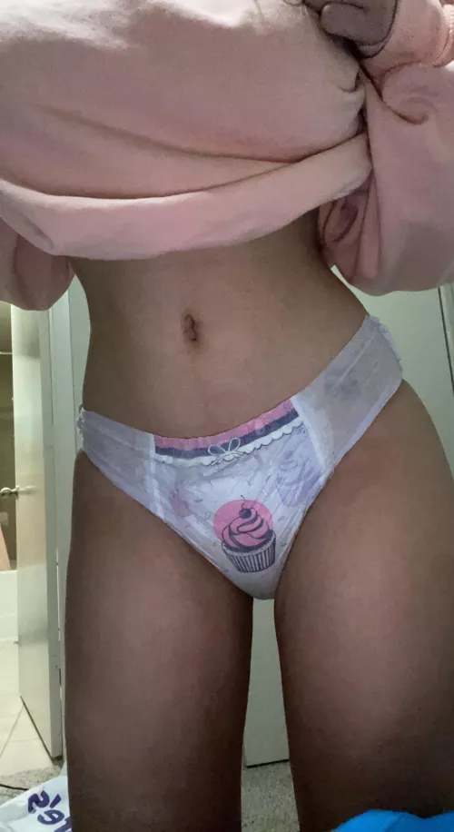 I haven’t posted on here in sooo long 🥺💓 Been through SO much these past few months. I just wanna be baby again. Do you like my cupcake pullups? 🧁 by angelic_rachel