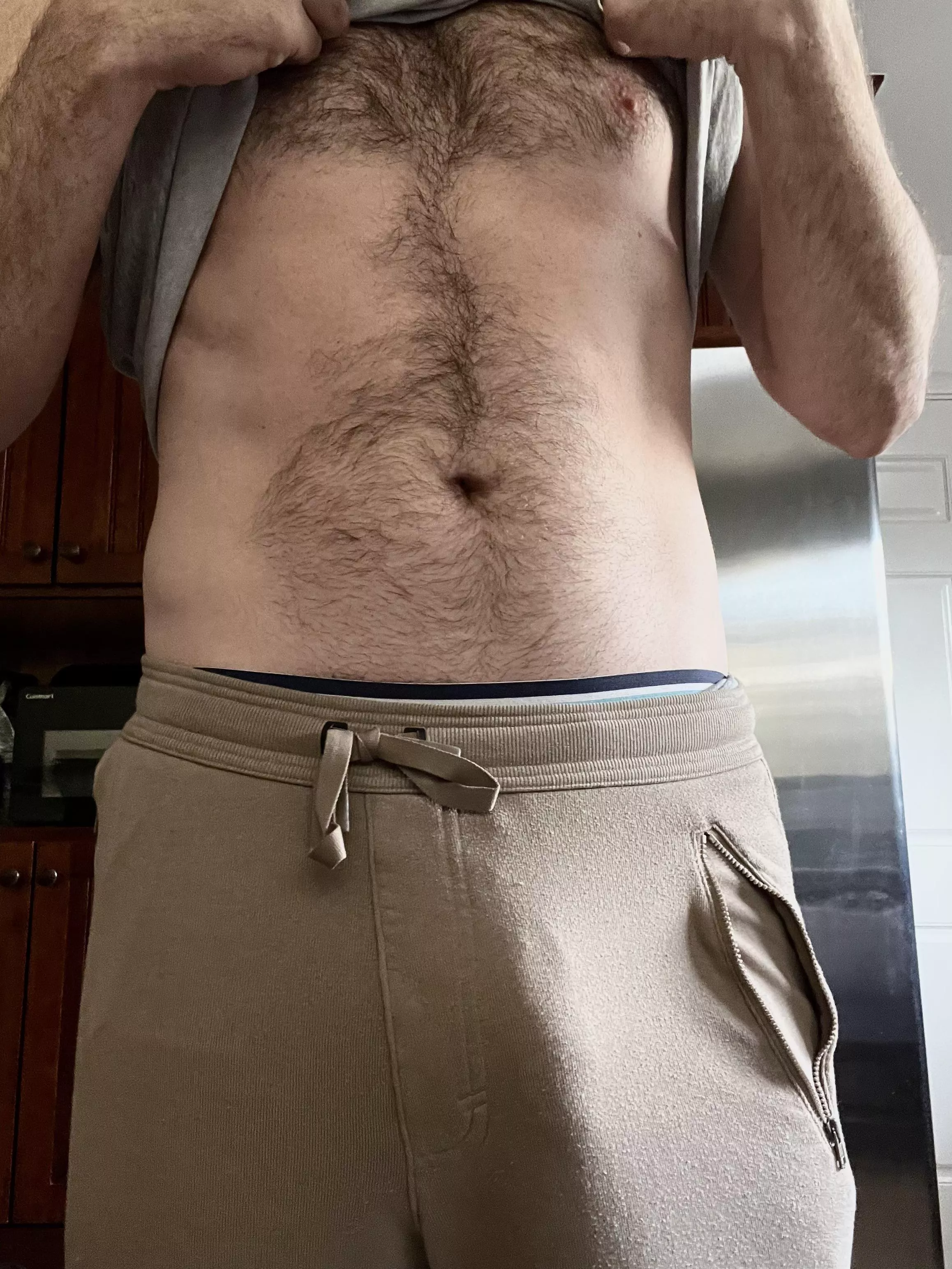 I honestly had no idea that you could see the veins of my cock through these sweatpants. Realized after coming back from a coffee shop. posted by gentlefreak2019