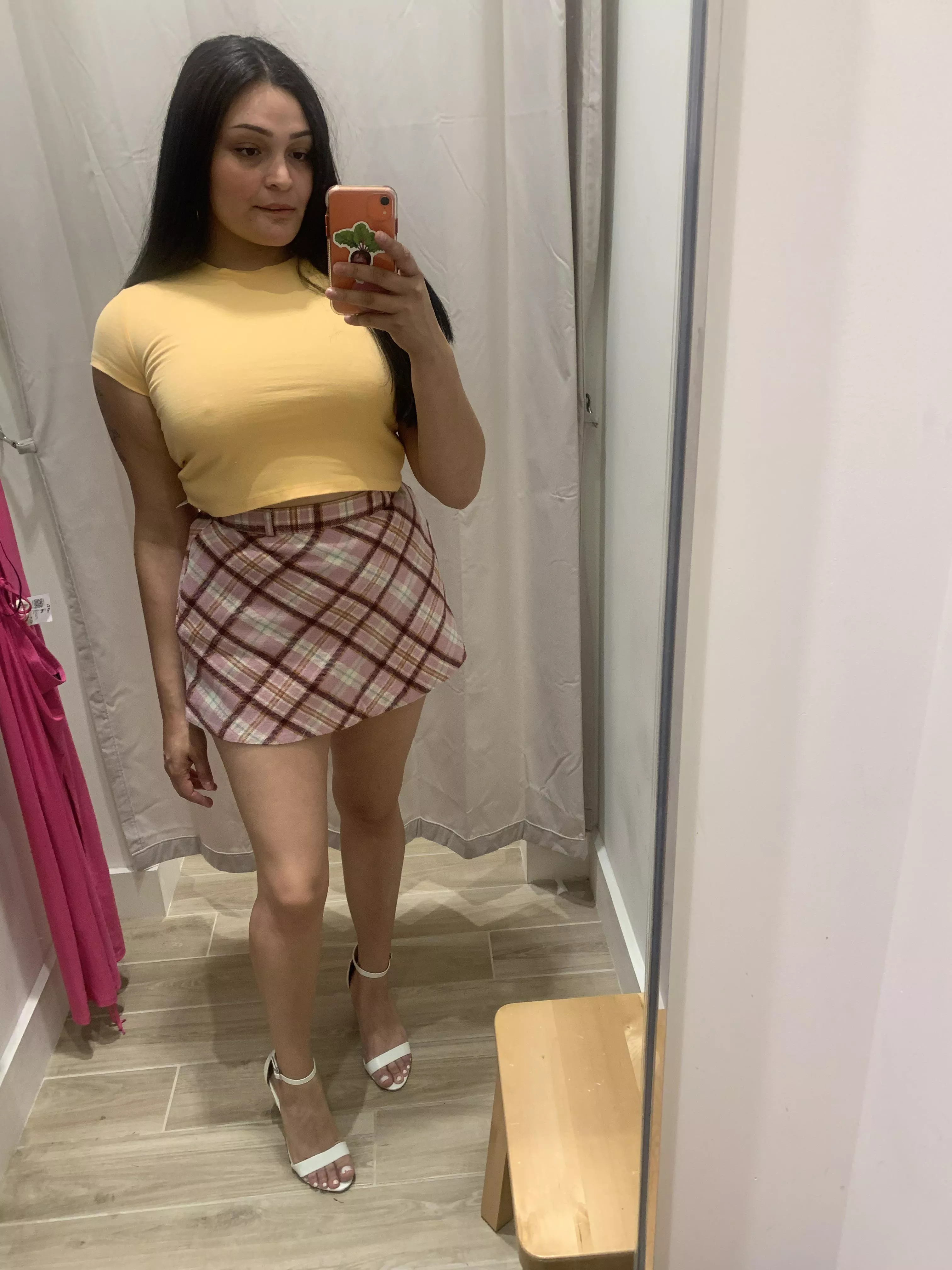 I hope my teacher sees up my skirt when he hands in the tests 🥴 posted by Logical-Command