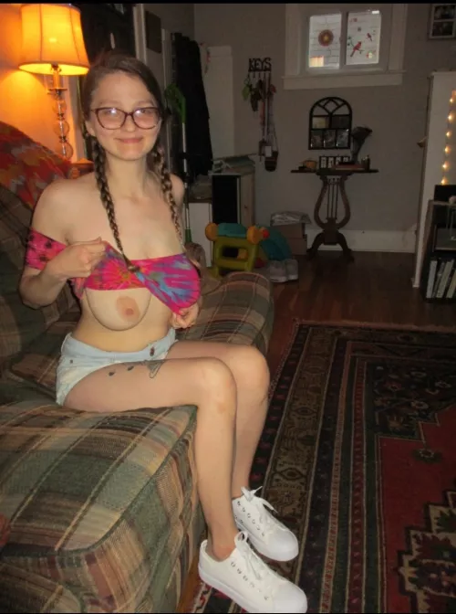 I hope that showing you my boob can make your Monday suck less. 😊 by donotcallmeal808