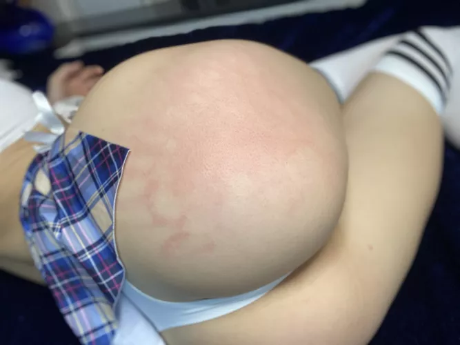 I hope you know what would look amazing between those juicy cheeks | Check comments for more by Defeated_Tale_