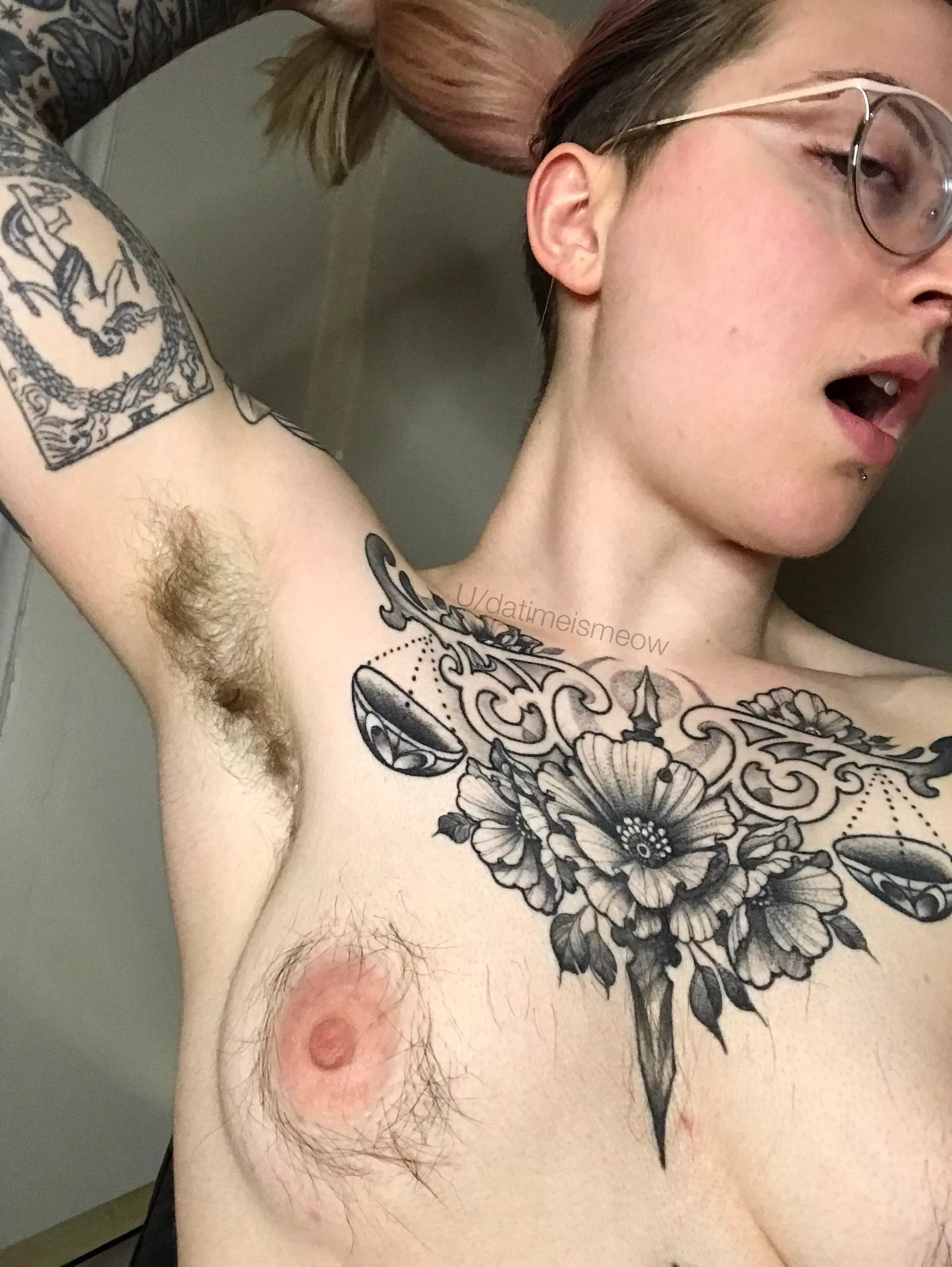 I hope you like my fuzzy pits posted by datimeismeow