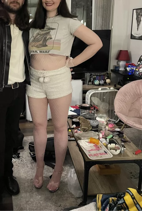 I just got fucked at Star Wars night in front of 50 people by littleredgoodgirl