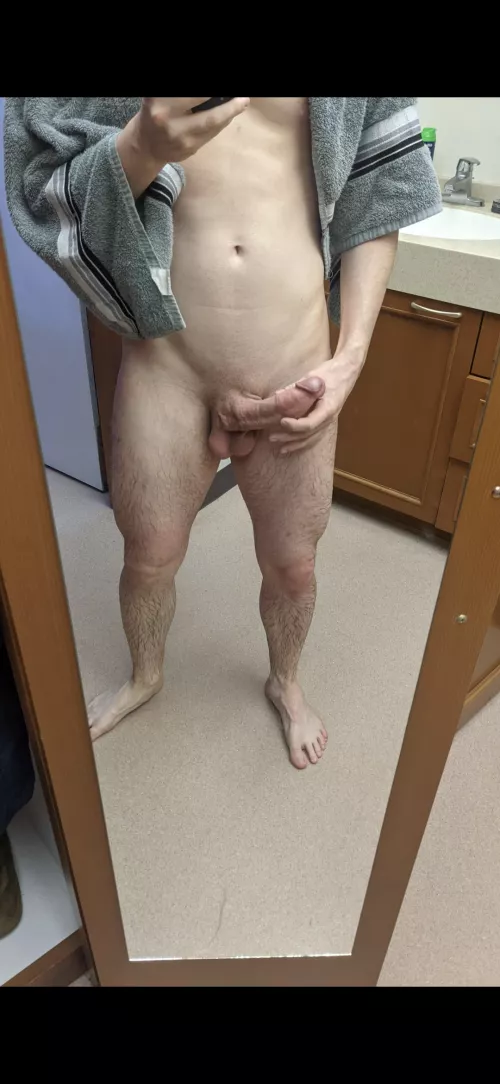 I just got out of the shower a little hard. can I get a rating by No-Swordfish7015