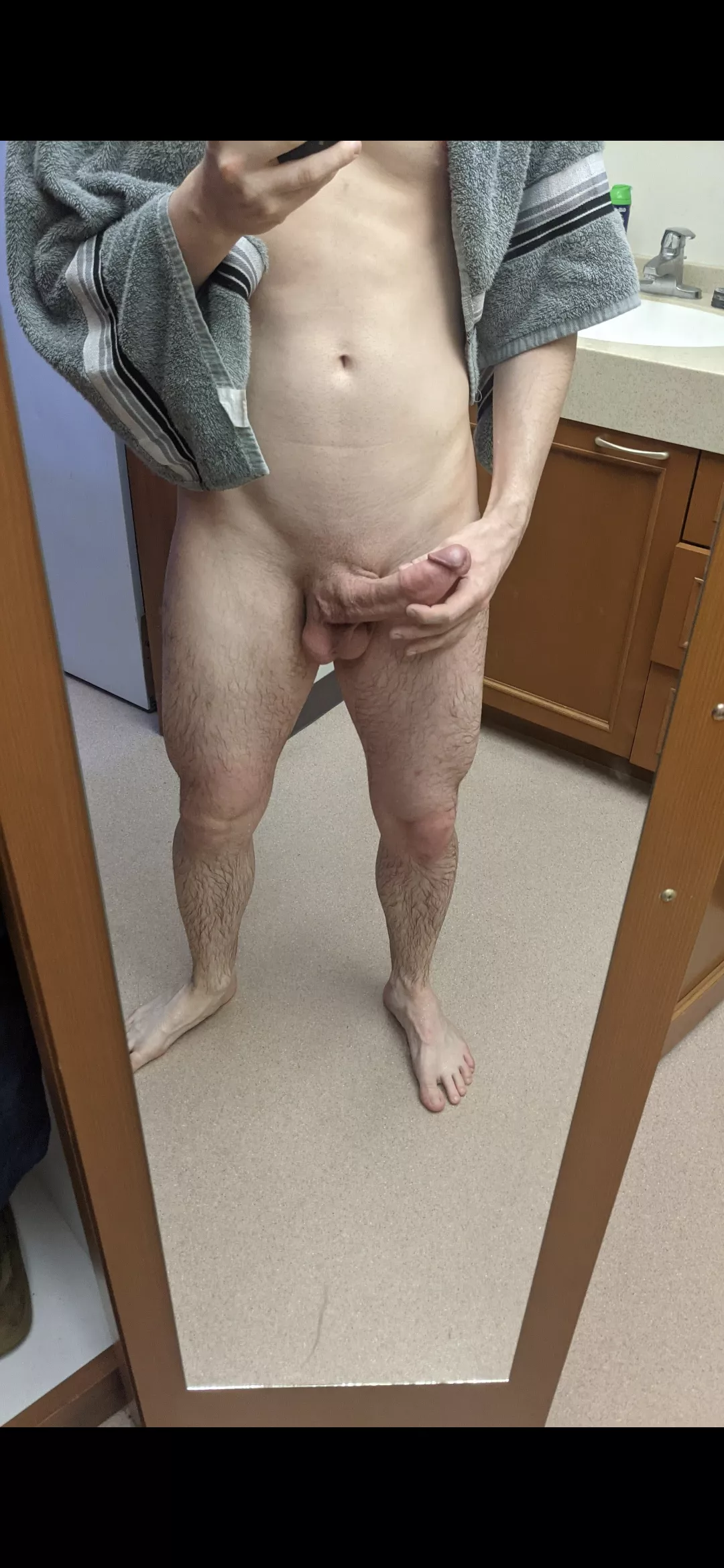 I just got out of the shower a little hard. can I get a rating posted by No-Swordfish7015