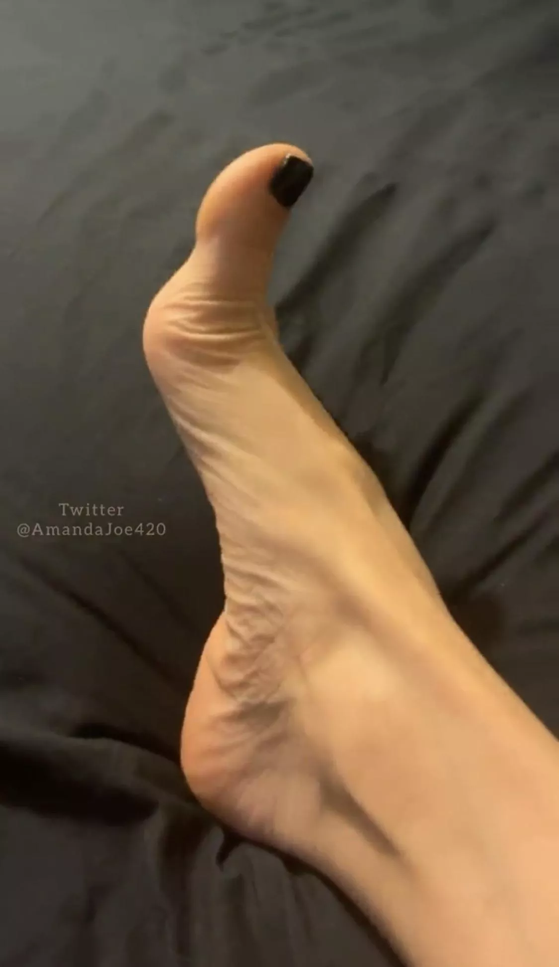 I just love showing off my pretty lil toes, but what color should I paint them next? posted by HeadMistressMandyQoS