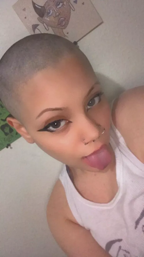 i just shaved my head, what do you think? would you still fuck me? by pr3ttyd3adgirl