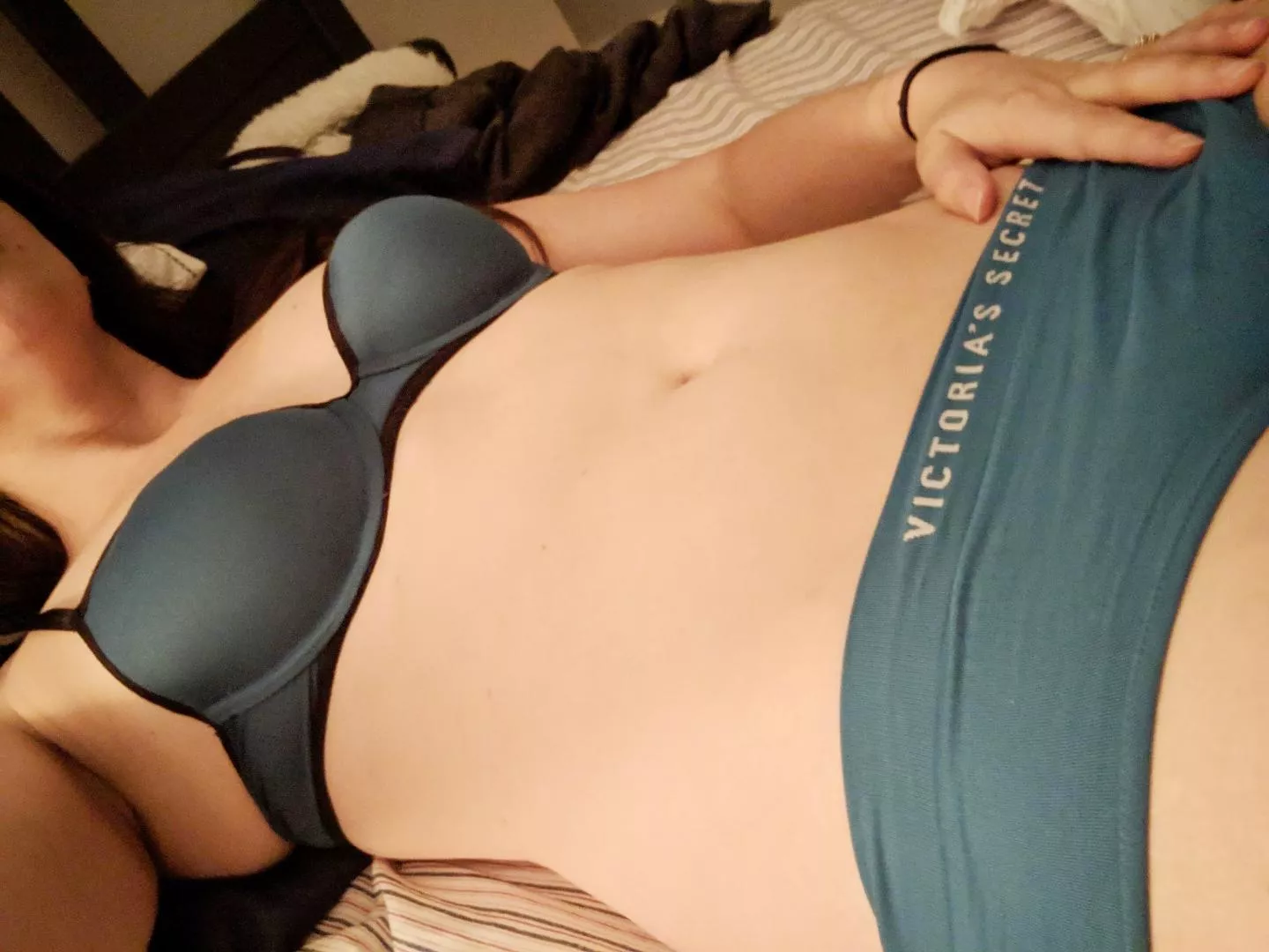 I know it's not much, but it feels cute to be matching today posted by Courtney_and_Calvin