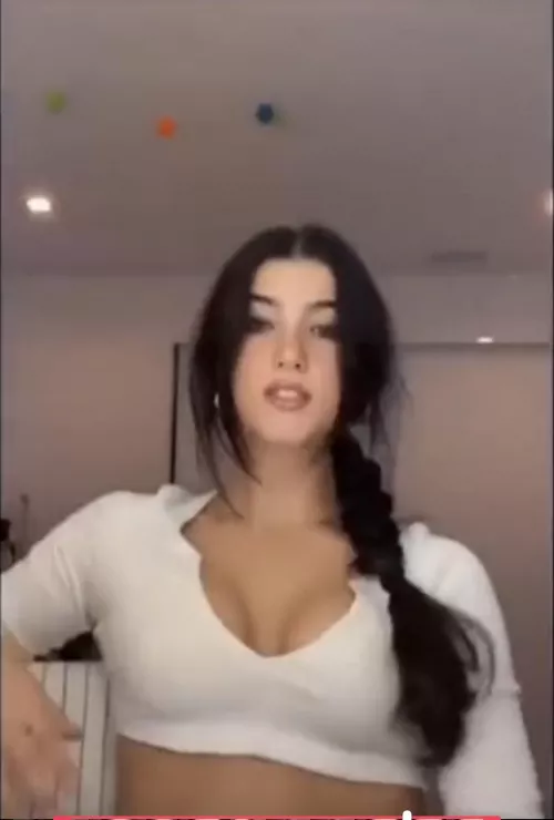 I know not a porn but would love to which video this is from or which tiktok also I know she is Charli by Plastic-Banana2021