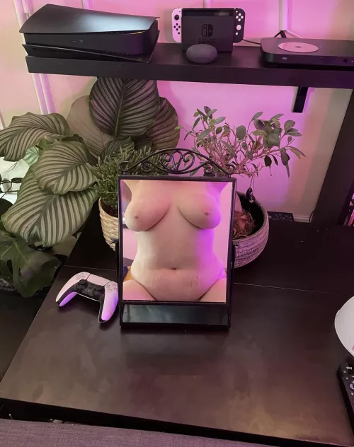 I know the PS5 is there but do you wanna play with me instead? by chunkynymph