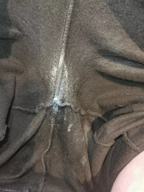 I know this isn't strictly panties but I wasn't wearing any so, technically my leggings acted as my panties for the day 😅 messy little kitty by TheScatBratt