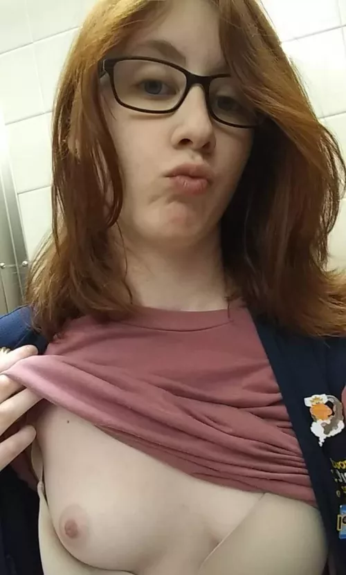 I like giving you these really naughty face and tit pics. 19F by NowYouSeeItAll