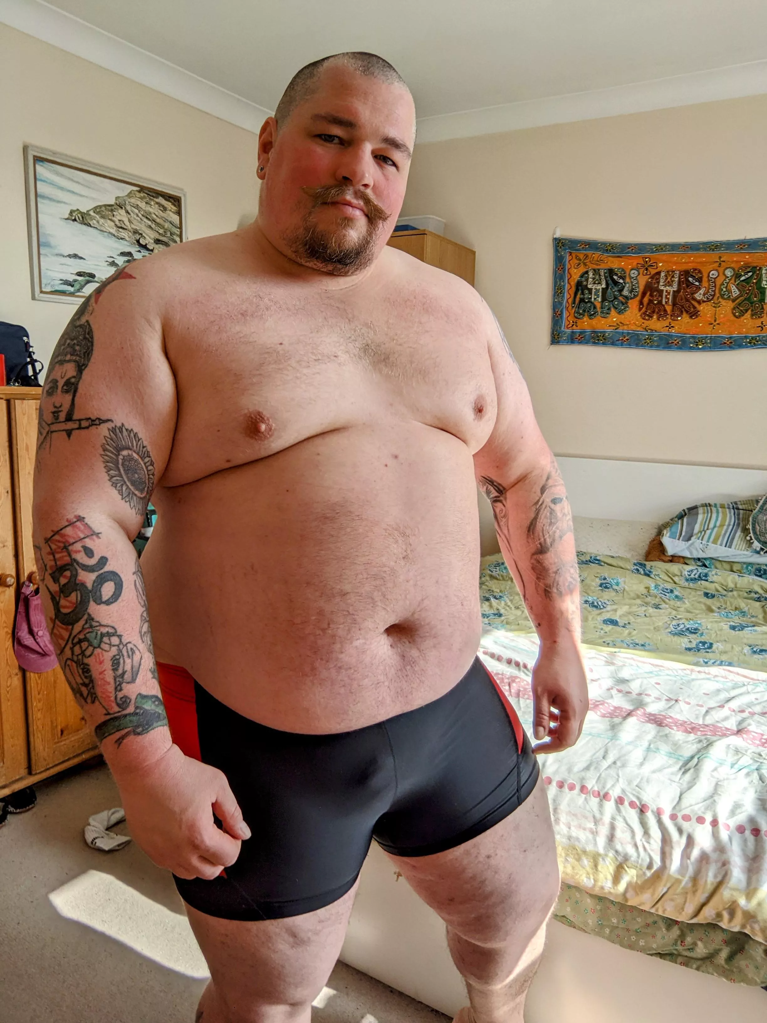 I like working out in super tight shorts. posted by BearyBudai