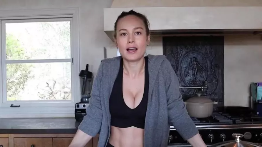 I literally cannot be soft while looking at Brie Larson and her tits by Tree_Simp69