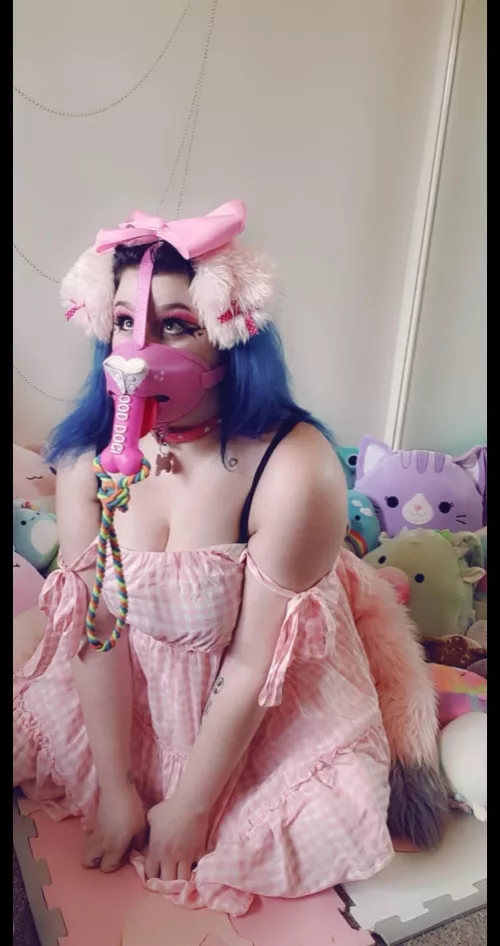 I love being a good lil puppy girl by Stoned_Bambi