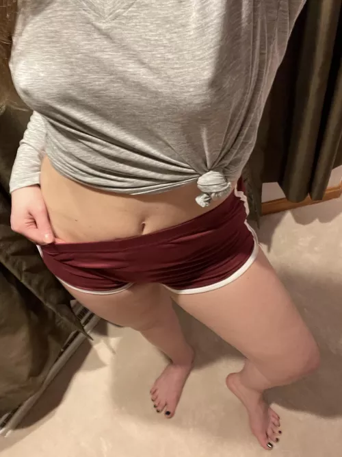 I love being free and not wearing anything underneath 😍..easy access for you! by MilkyMama88