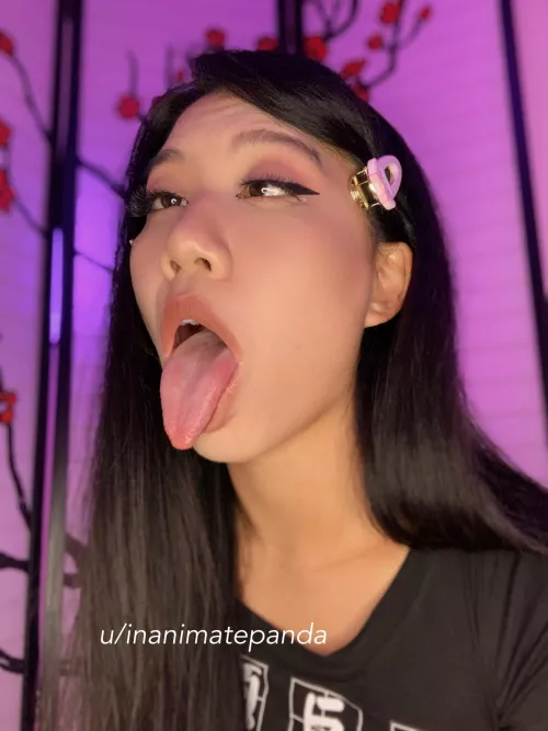 I love doing ahegao 💕 by inanimatepanda