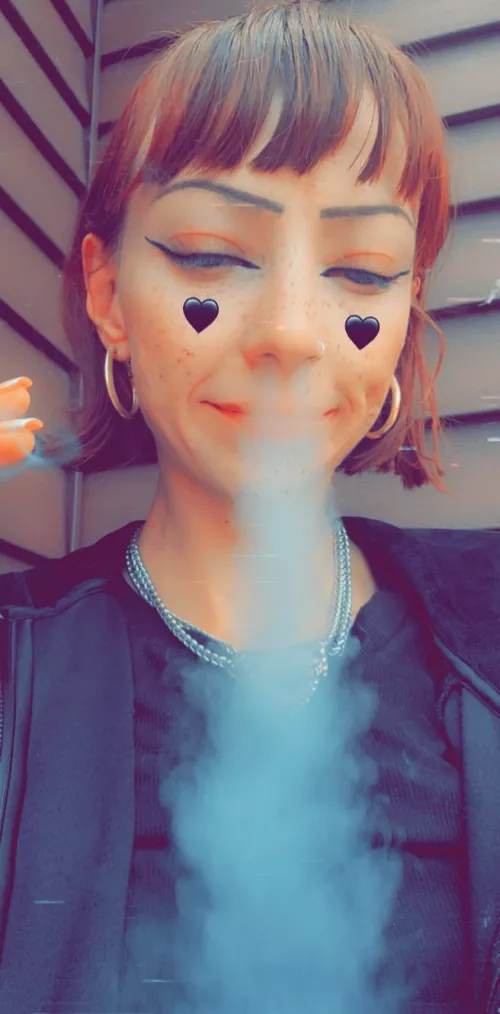 I love feeling cooled smoke leave through my nose by mycelium_mother_