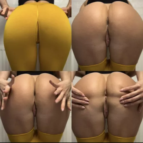 I love gym leggings, although I love peeling them off even more by JuicyTooshie