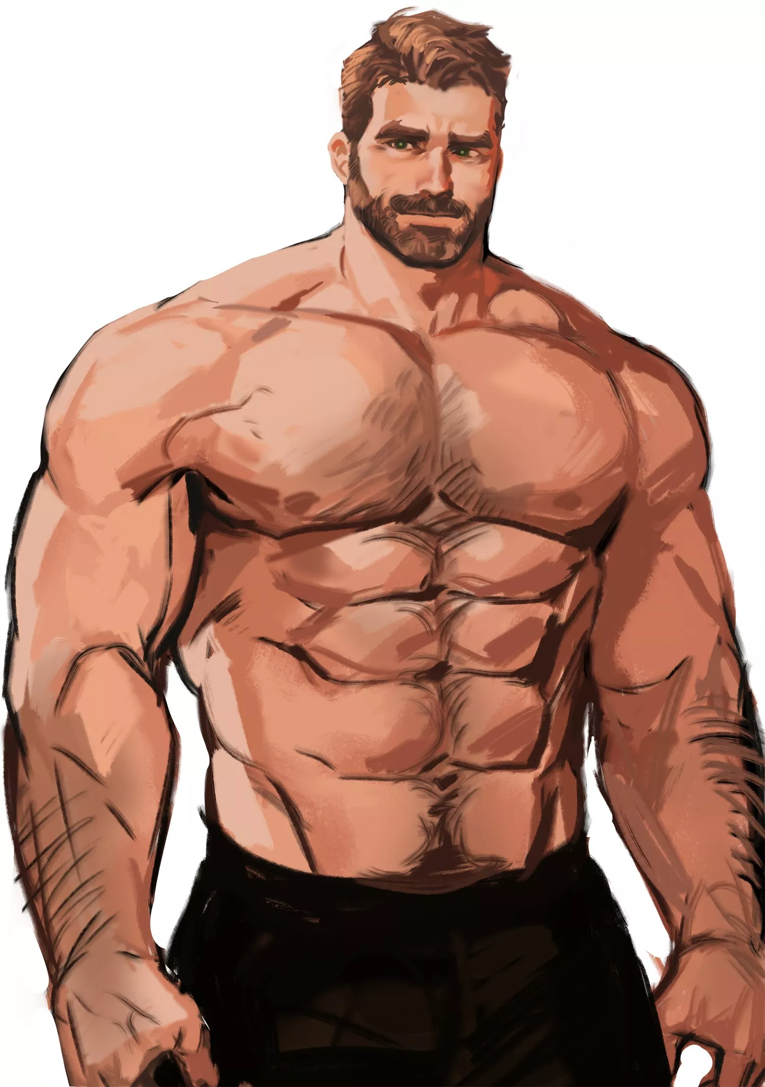 I love his abs posted by AlbertMendez442