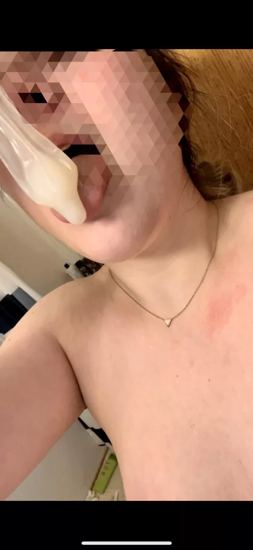 I love his cum inside me however it has to get there. Wrong time of the month for a creampie 😉 by bbynympho