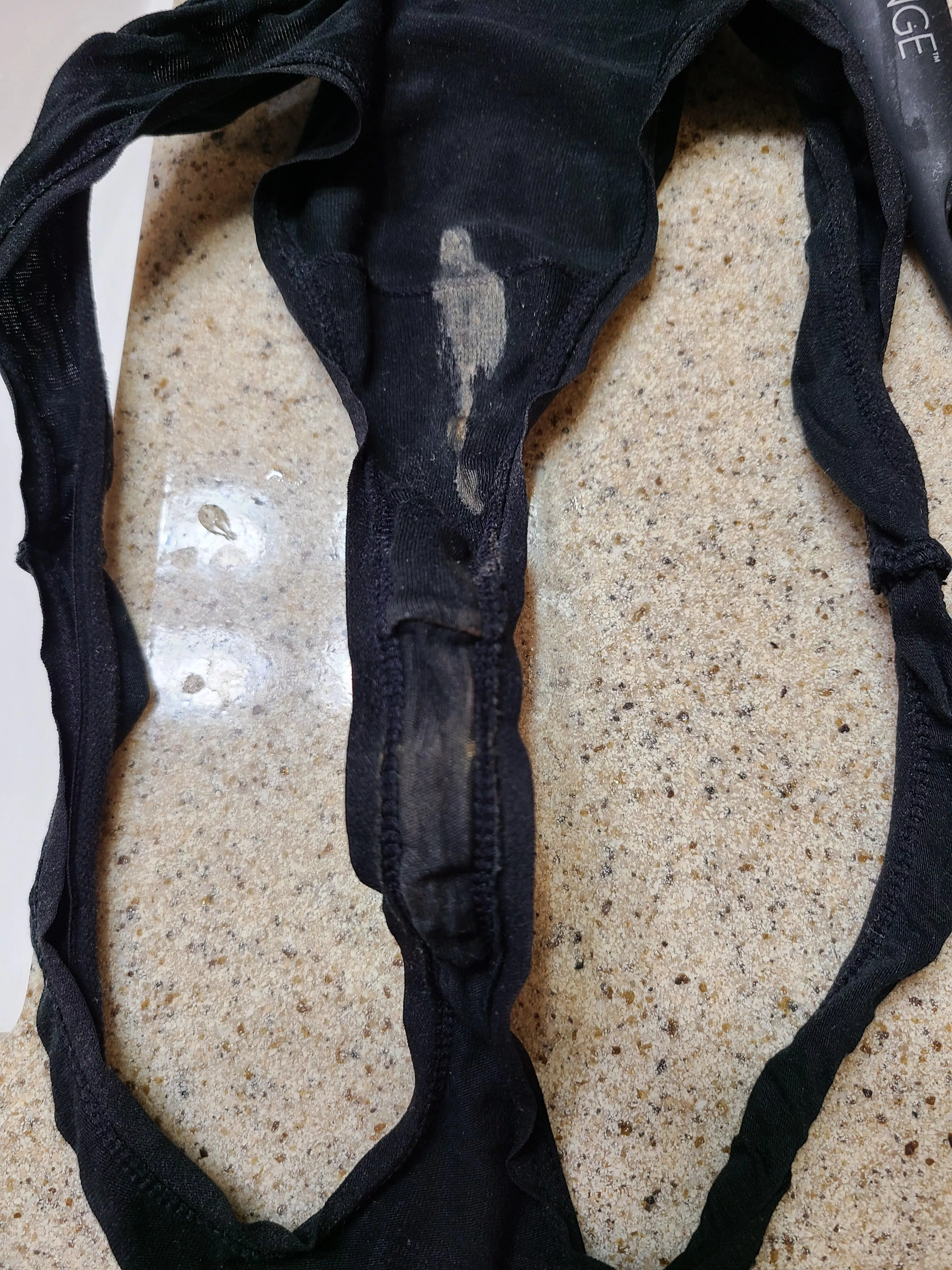 I love how dirty I make my thong panties! 🤪 posted by drummer3088