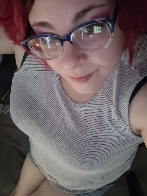I love how my glasses make me look, and that they let me see your lovely faces haha (f28) by analchef69