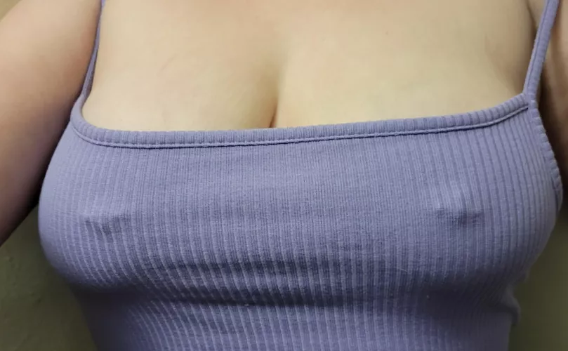 i love how visible my pierced nipples are through this top [f25] by flowerybi
