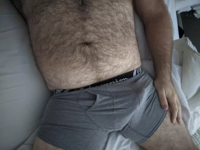 I love it when it pushes against the fabric by ManyObjective3005