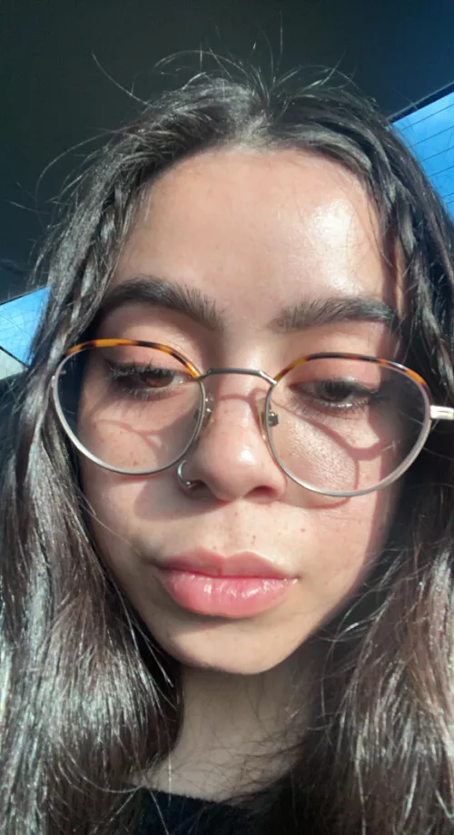 I love my glasses with my face shape by elciesativa