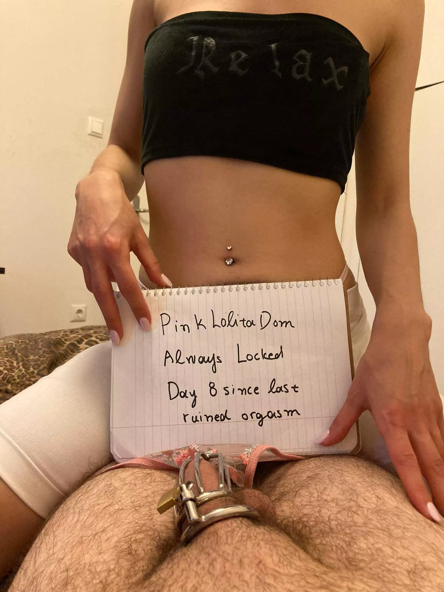 I LOVE playing with hubby's locked pathetic cock! It's my favourite game 😉🔐 posted by Idontknownnothing