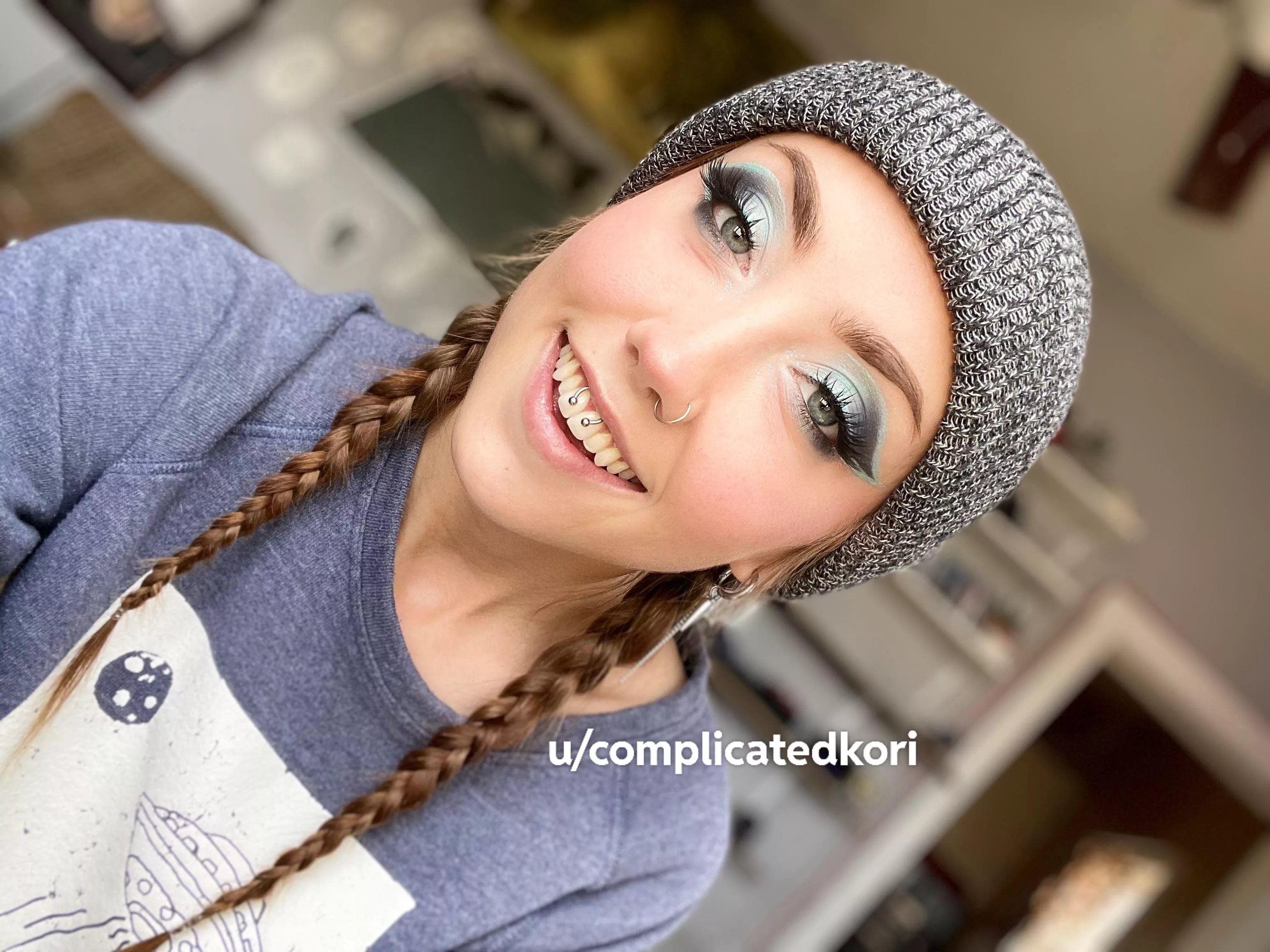 I love putting on a full face just for bed 😉 posted by ComplicatedKori