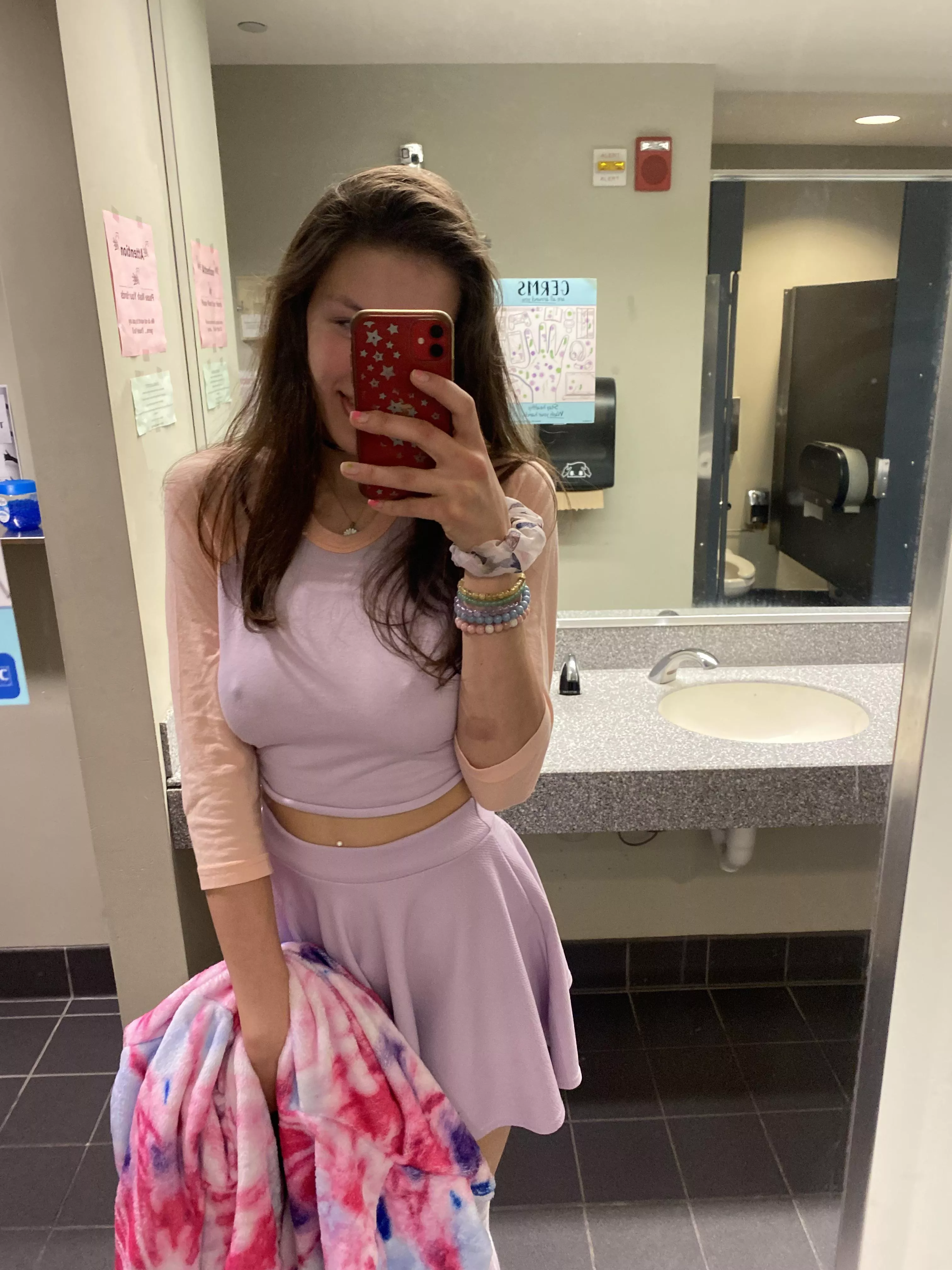 I love seeing the reactions on campus😋 posted by Myaslilsecret