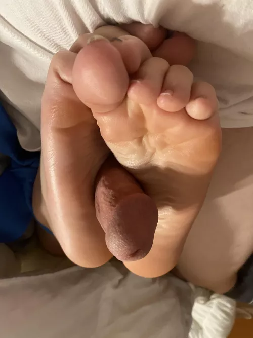 i love stroking daddy’s cock with my feet together like a tight lil pussy 😽 by fiery_footSLUT