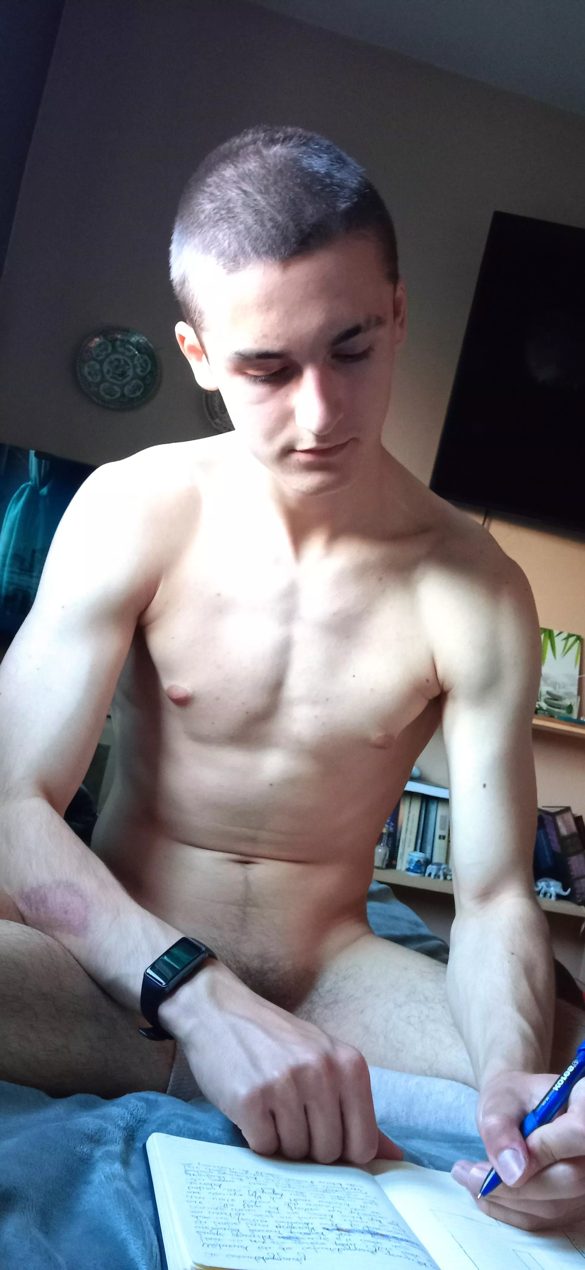 I love studying naked posted by Superboy_3099