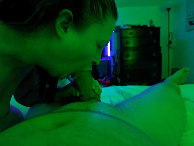 I love sucking when it's soft so I can feel it grow.... by Sly_Bunny1001