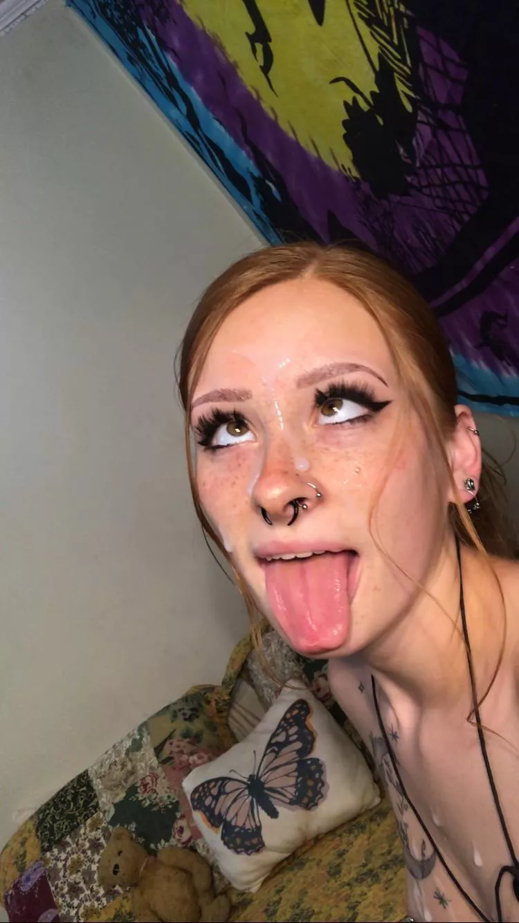 I love taking cute pics with cum still on me :) posted by Sdgaming314