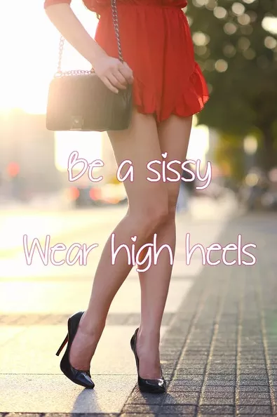 I love the feeling of wearing high heels! posted by Sophia469