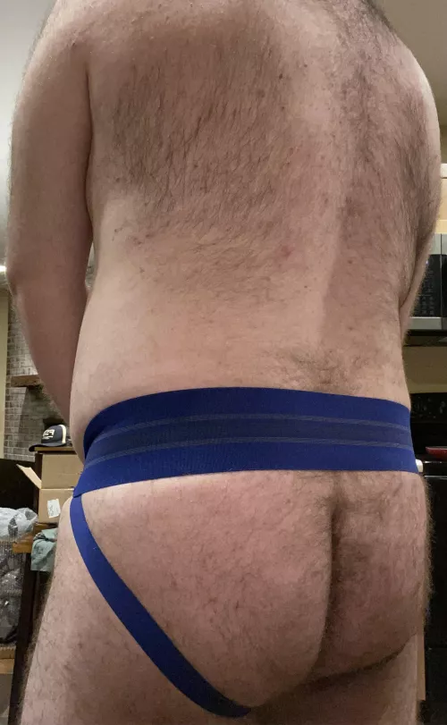 I love the way my fuzzy butt looks in a jock by hollyveryjolly