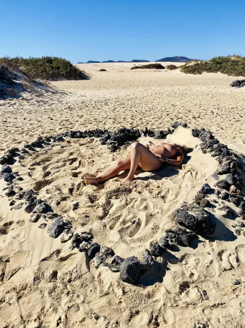 I love this beach! Fuerteventura is amazing:) by NudeandSmoothcouple