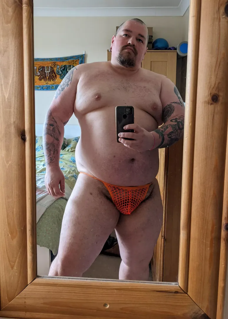 I love this new net thong! by BearyBudai