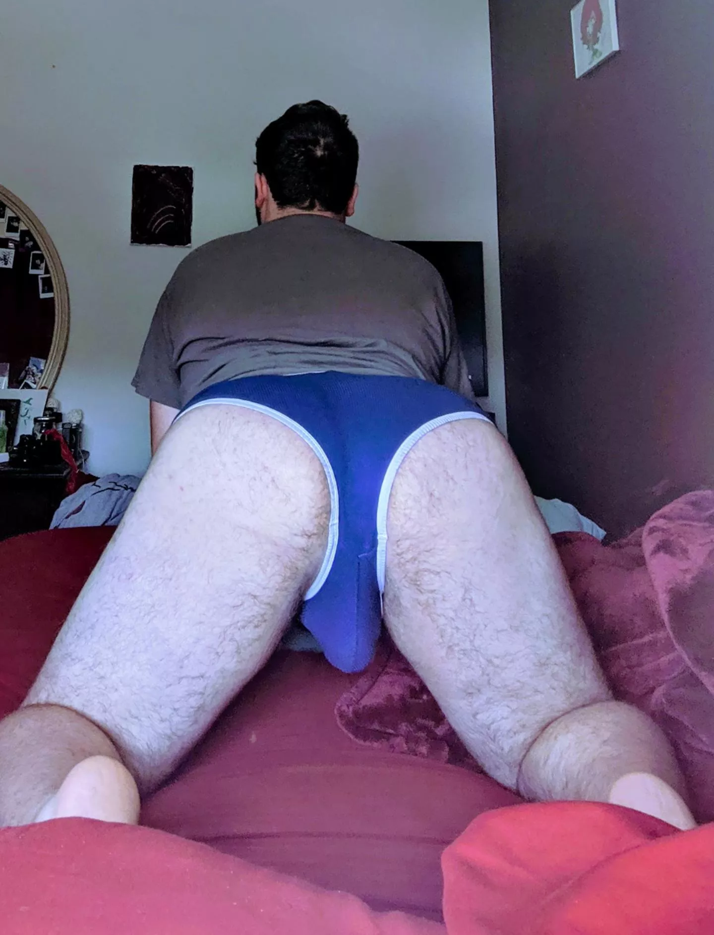I love when my briefs hug me back ;) posted by HairyCinnaBunny