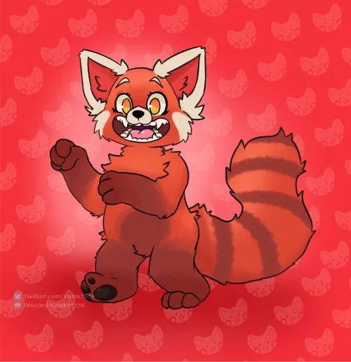 i loved turning red so much and i finally got the motivation to draw mei! art by me at @Yoink5558 on twitter! by Appropriate-Tart879