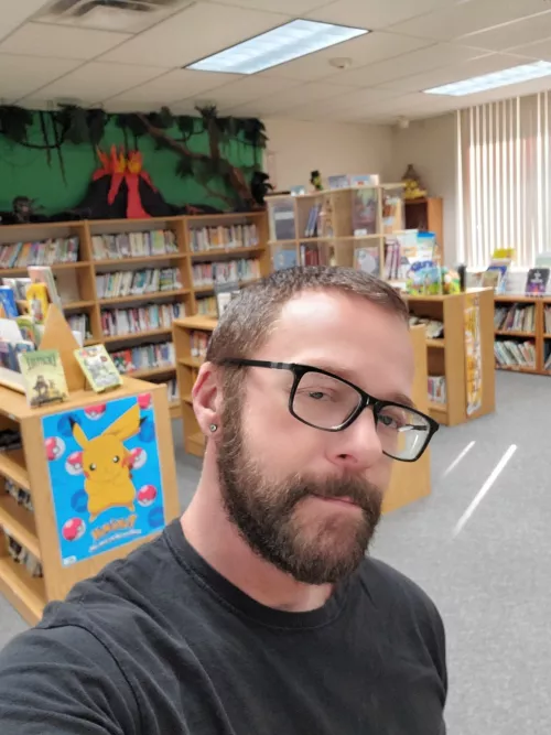 I made a Pokemon section at the library! 🥰 by bishopsknight