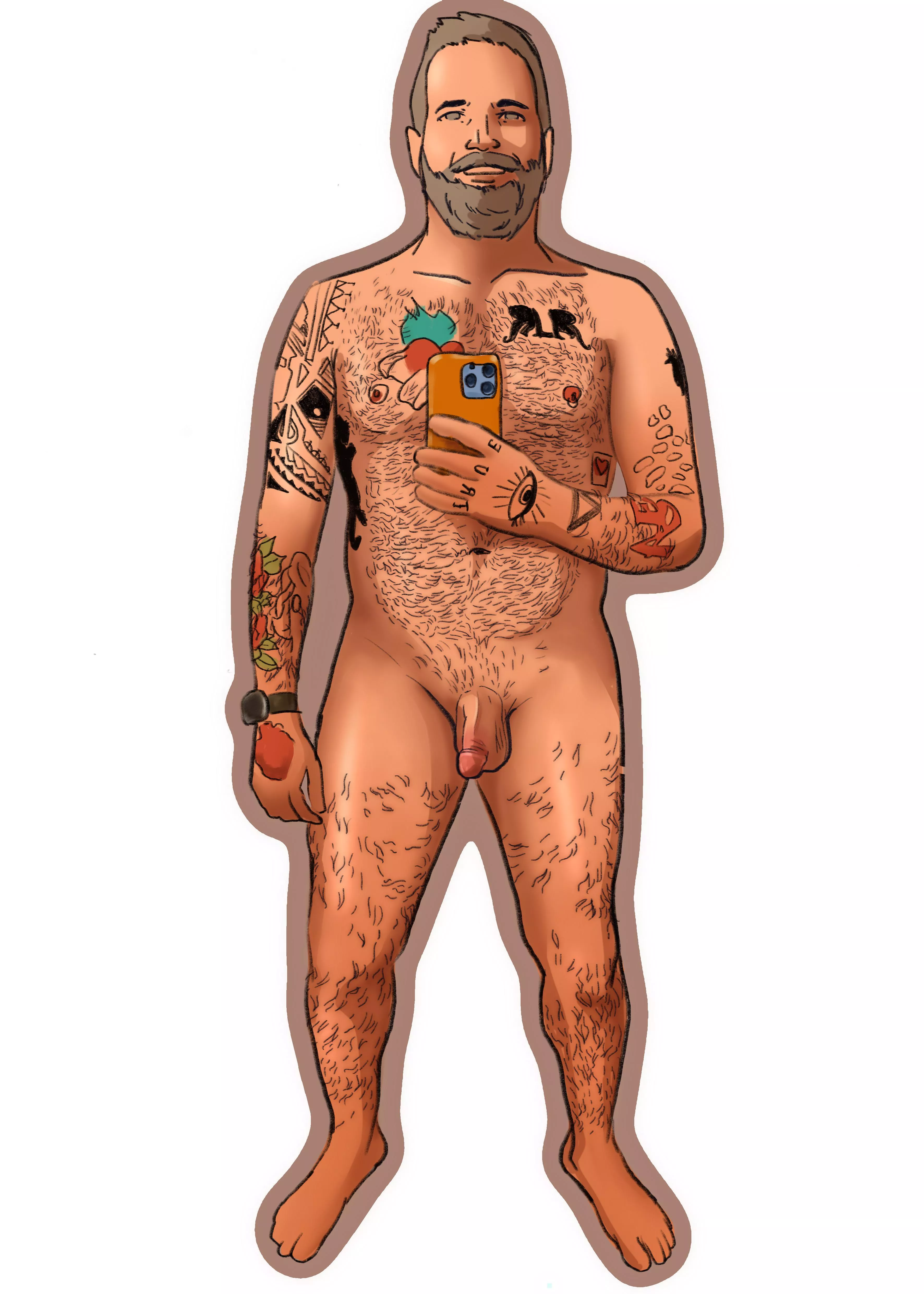 I made this for a friend. I want to give him a massive dick but he don’t want that haha posted by Theszao