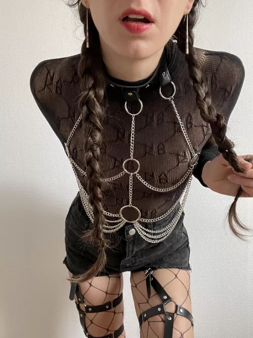 I may have the collar, but it's you I'm gonna put a leash on. by Reine_Esther